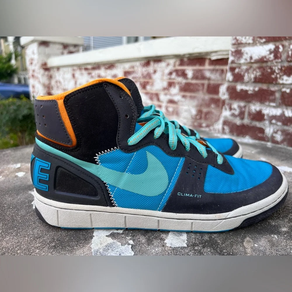 Nike Terminator Hybrid 2008 Blue Orange 344647-431 Sz 10